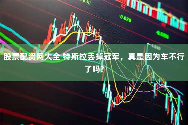 股票配资网大全 特斯拉丢掉冠军，真是因为车不行了吗?